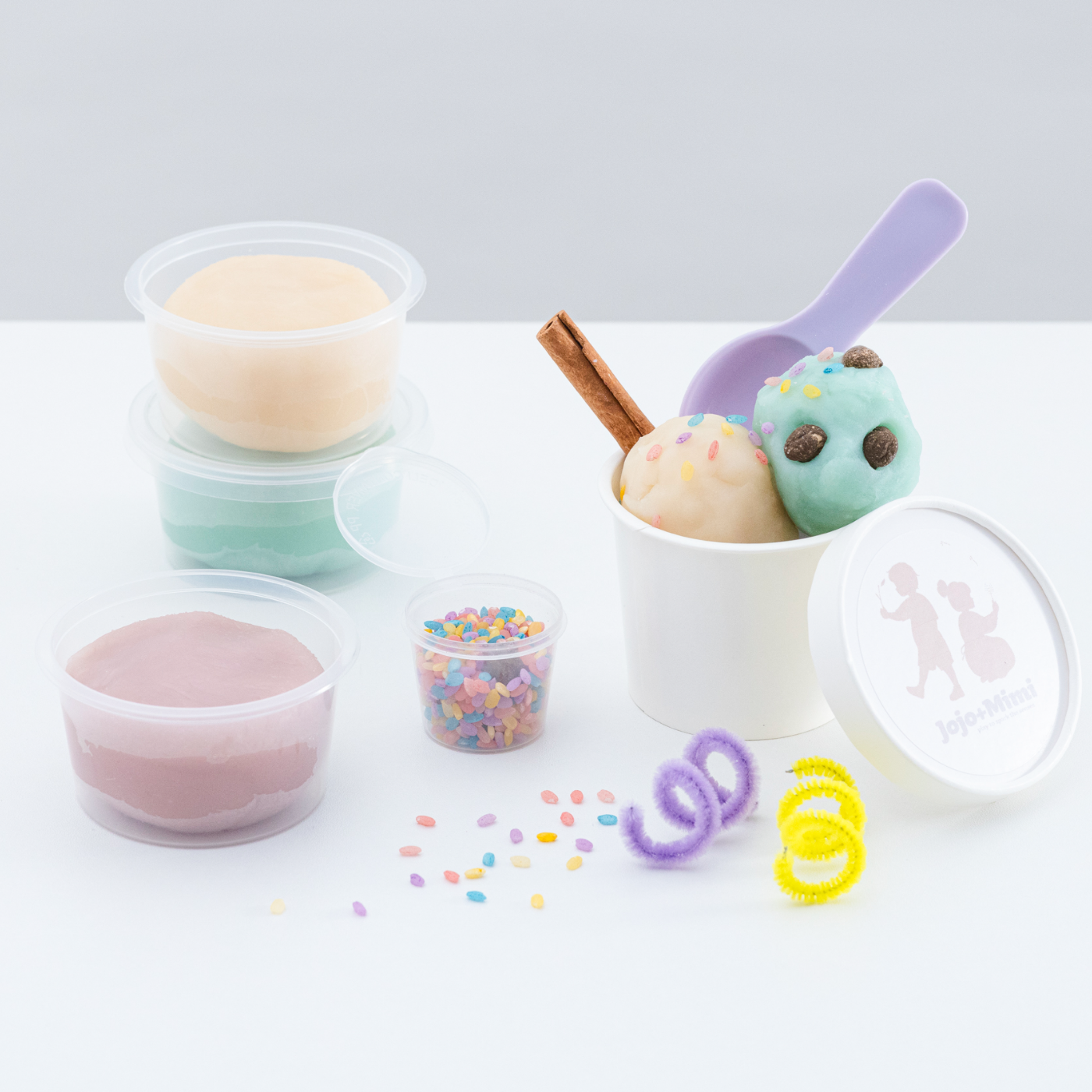 Jojo likes Mimi プレイドー アイスクリームショップキット