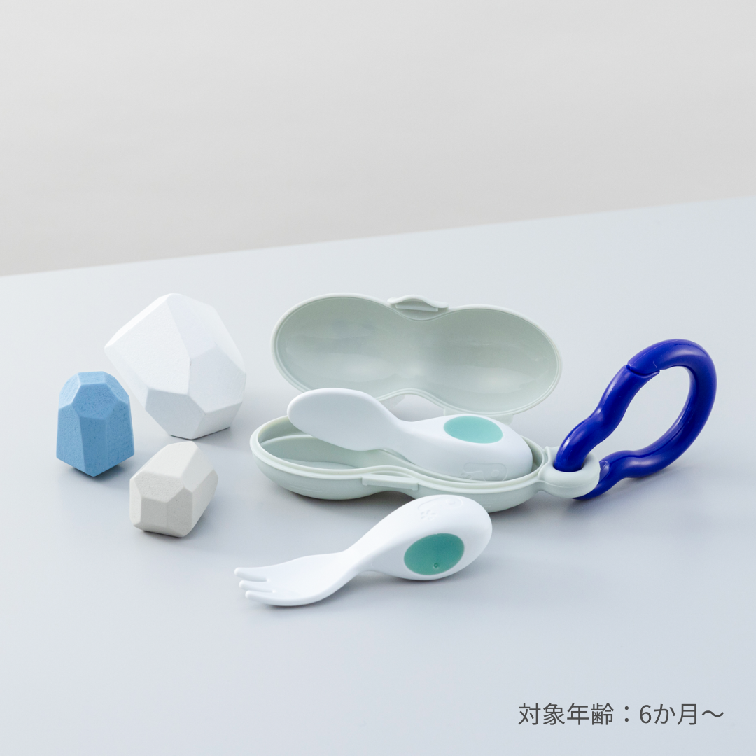 【ギフト用】doddlベビースプーン・フォーク＆ケース
